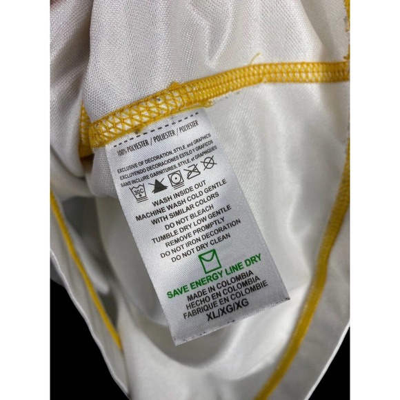 Green Bay Packers Jersey Shirt XL Womens Aaron Rodgers #12 V Neck White #12 NFL - Picture 7 of 7